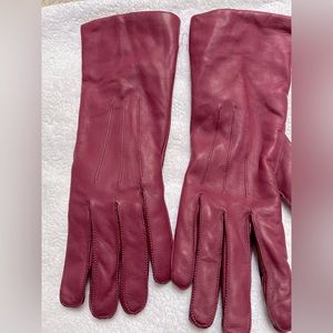 Coach leather - Cashmere lined gloves size 8 - never worn!